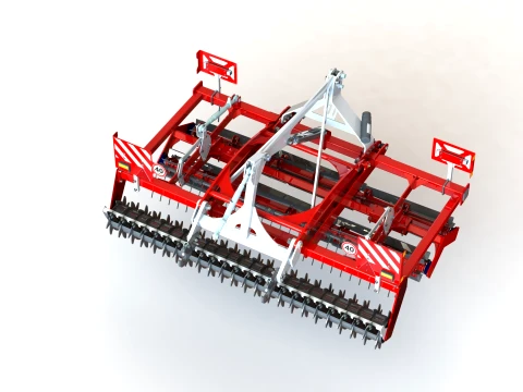 WG 0025 - Rotary crumbling roller 3D Model