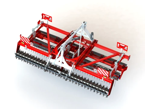 WG 0025 - Rotary crumbling roller 3D Model