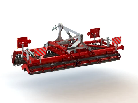 WG 0025 - Rotary crumbling roller 3D Model