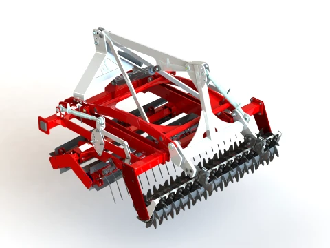 WG 0025-200 - Rotary crumbling roller 3D Model