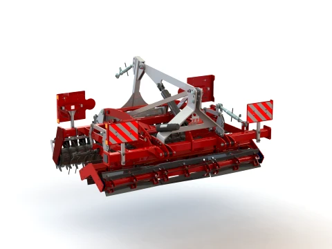 WG 0025-250 - Rotary crumbling roller 3D Model