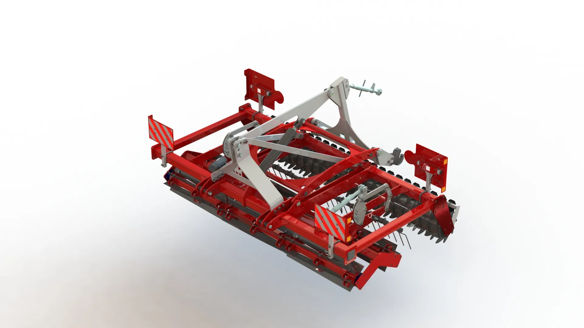 WG 0025-300 - Rotary crumbling roller 3D Model .c4d .max .obj .3ds .fbx .stl .blend 