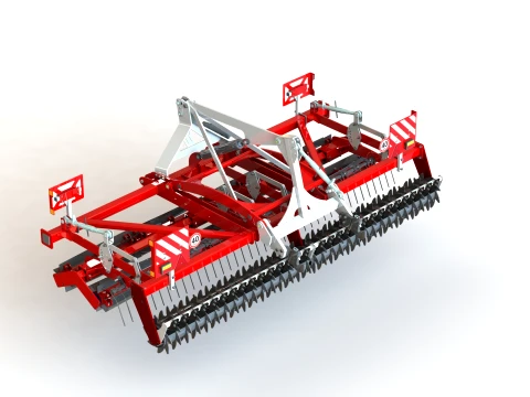 WG 0025-300 - Rotary crumbling roller 3D Model