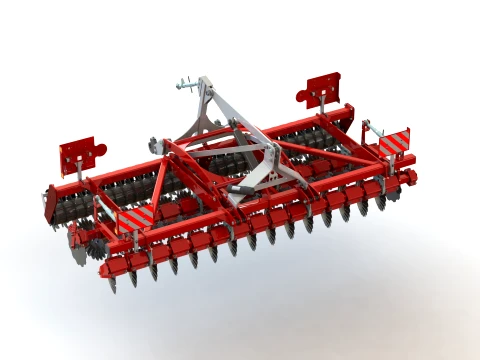 WG 0029-400 - Seedbed disc harow 3D Model