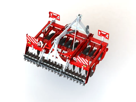 WG 0029-250 - Seedbed disc harow 3D Model