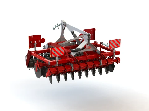 WG 0029-250 - Seedbed disc harow 3D Model