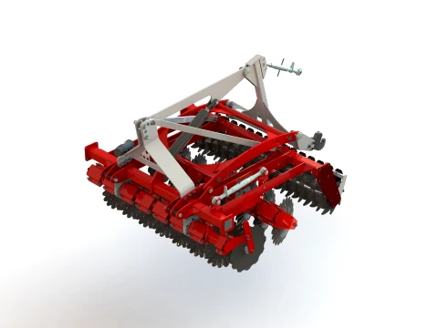 WG 0029-400 - Seedbed disc harow 3D Model