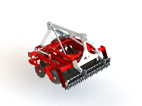 WG 0029-400 - Seedbed disc harow 3D Model
