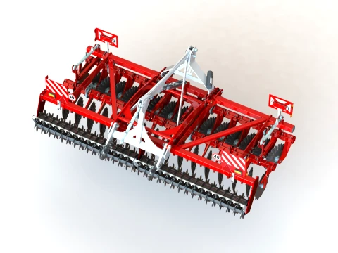 WG 0029 - Seedbed disc harow 3D Model