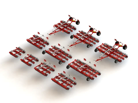 WG 0028 - Herse &agrave; disques Modèle 3D