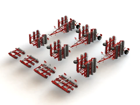 WG 0028 - Disc Harrow 3D Model