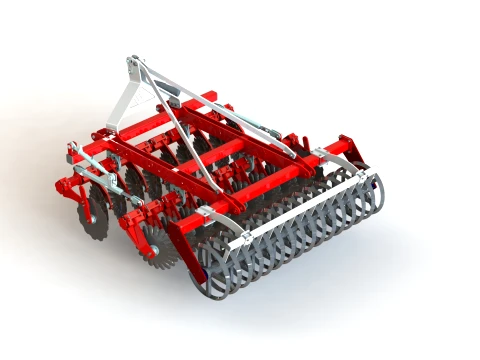 WG 0028 - Disc Harrow 3D Model