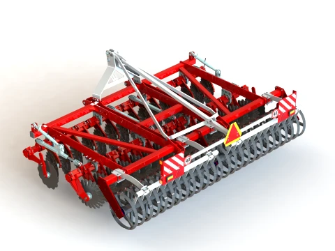 WG 0028 - Disc Harrow 3D Model