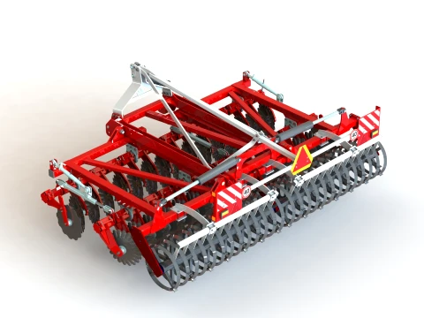 WG 0028 - Disc Harrow 3D Model
