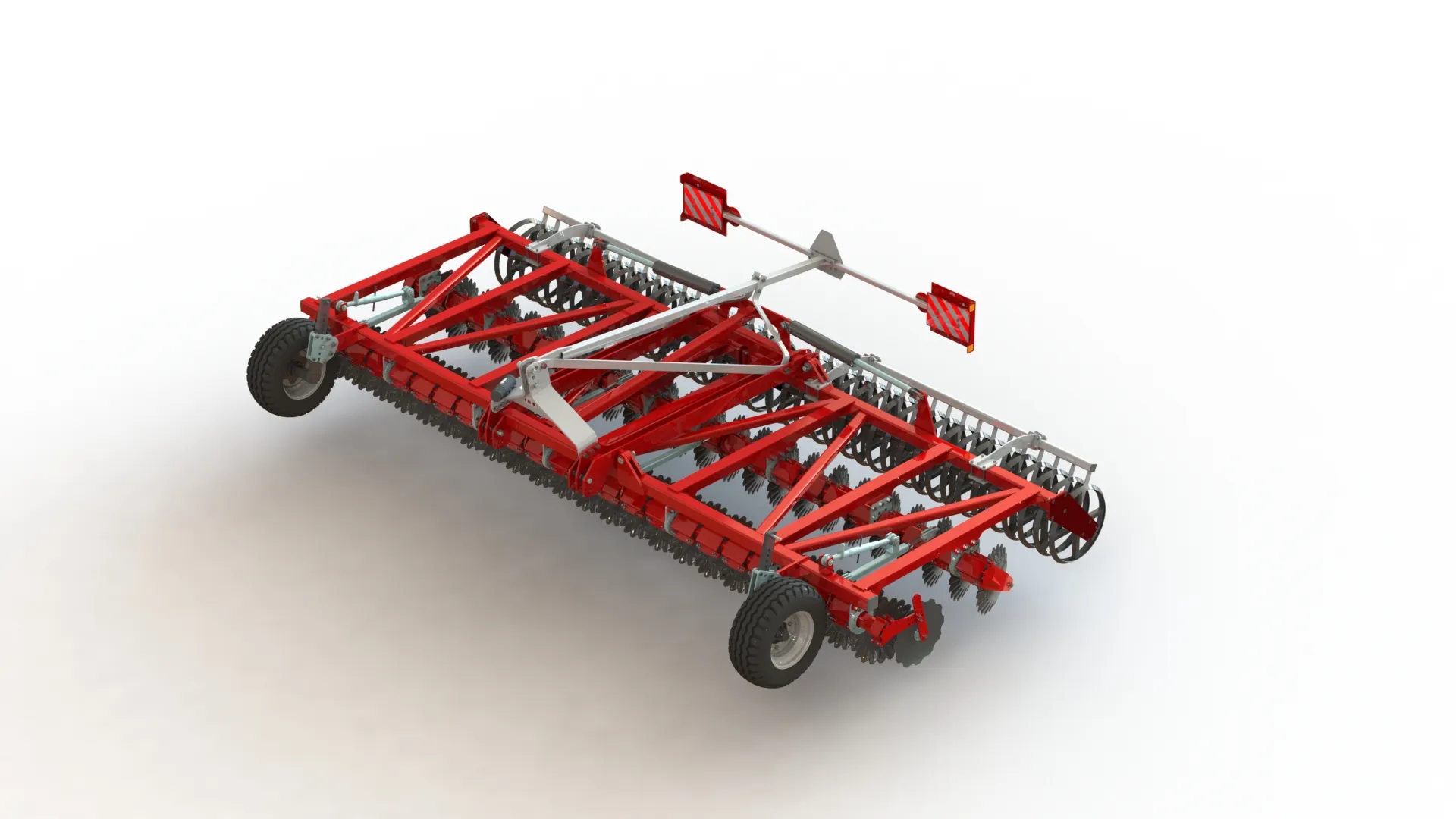 WG 0028-600MH - Disc Harrow 3D Model .c4d .max .obj .3ds .fbx .stl .blend 