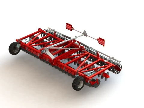 WG 0028-600MH - Herse &agrave; disques Modèle 3D