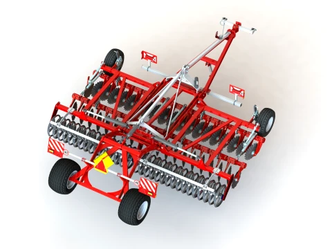 WG 0028-500SMH - Disc Harrow 3D Model