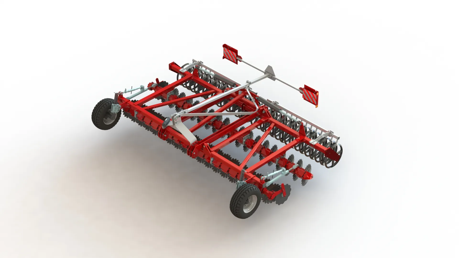 WG 0028-500MH - Disc Harrow 3D Model .c4d .max .obj .3ds .fbx .stl .blend 