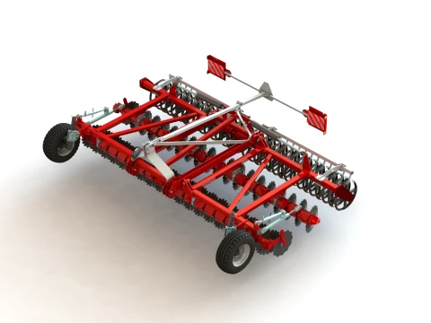 WG 0028-500MH - Herse &agrave; disques Modèle 3D