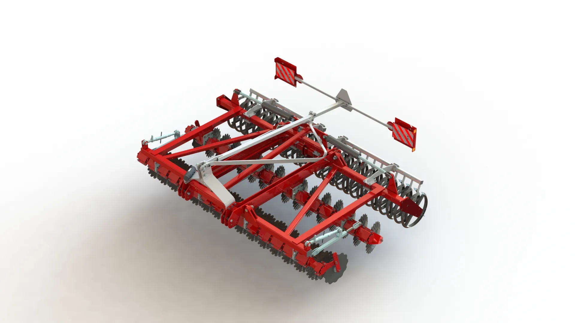WG 0028-400MH - Disc Harrow 3D Model .c4d .max .obj .3ds .fbx .stl .blend 