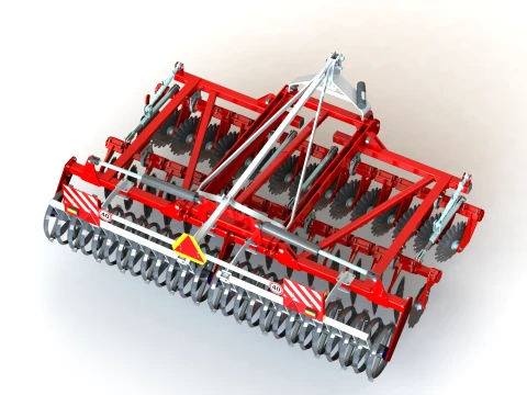 WG 0028-400MH - Disc Harrow 3D Model