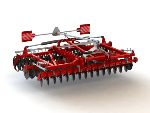 WG 0028-400MH - Disc Harrow 3D Model