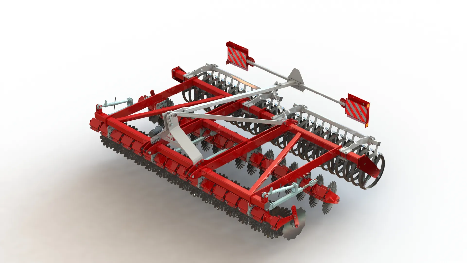 WG 0028-400MHF - Disc Harrow 3D Model .c4d .max .obj .3ds .fbx .stl .blend 
