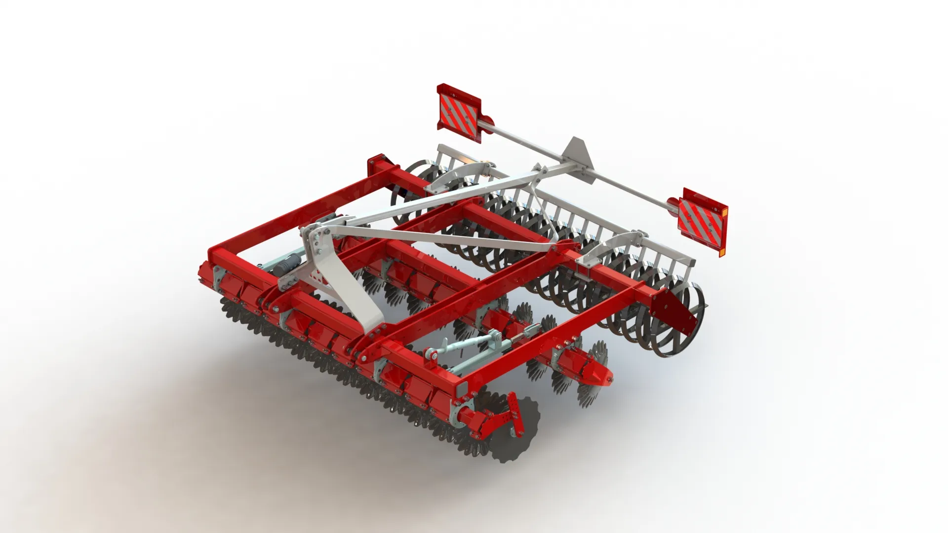 WG 0028-300MHF - Disc Harrow 3D Model .c4d .max .obj .3ds .fbx .stl .blend