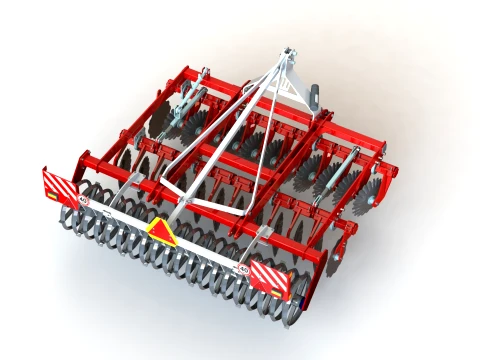 WG 0028-300MHF - Disc Harrow 3D Model