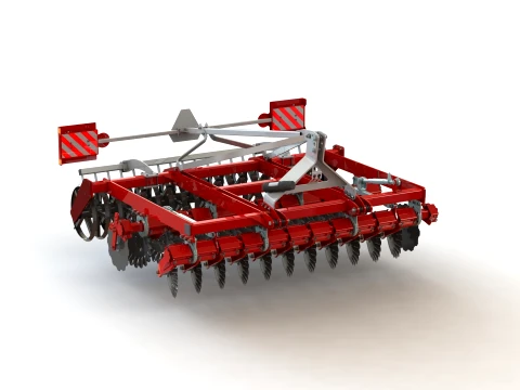 WG 0028-300MHF - Disc Harrow 3D Model