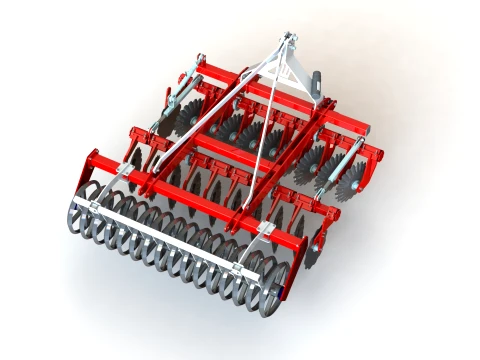 WG 0028-250MHF - Disc Harrow 3D Model