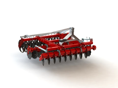 WG 0028-250MHF - Disc Harrow 3D Model