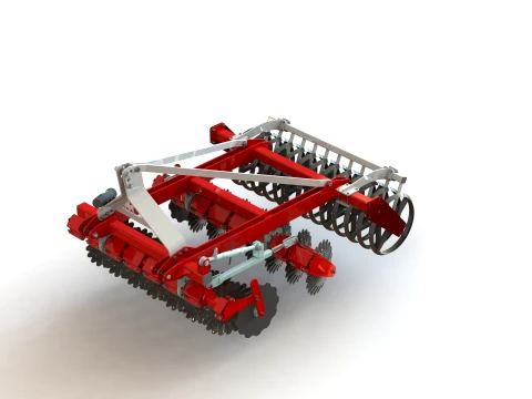 WG 0028-200MHF - Herse &agrave; disques Modèle 3D
