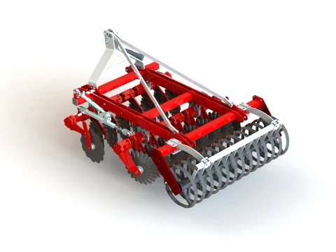 WG 0028-200MHF - Disc Harrow 3D Model