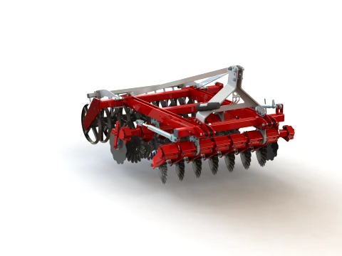 WG 0028-200MHF - Disc Harrow 3D Model