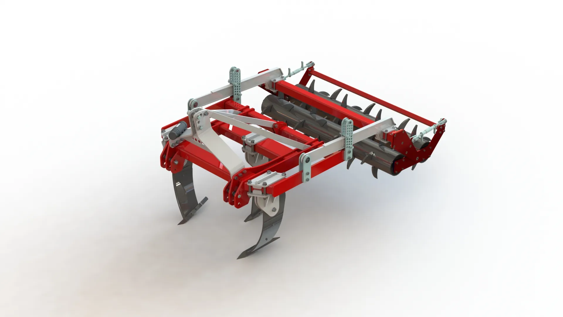 WG 0022-200 - Subsoiler 3D Model .c4d .max .obj .3ds .fbx .stl .blend 