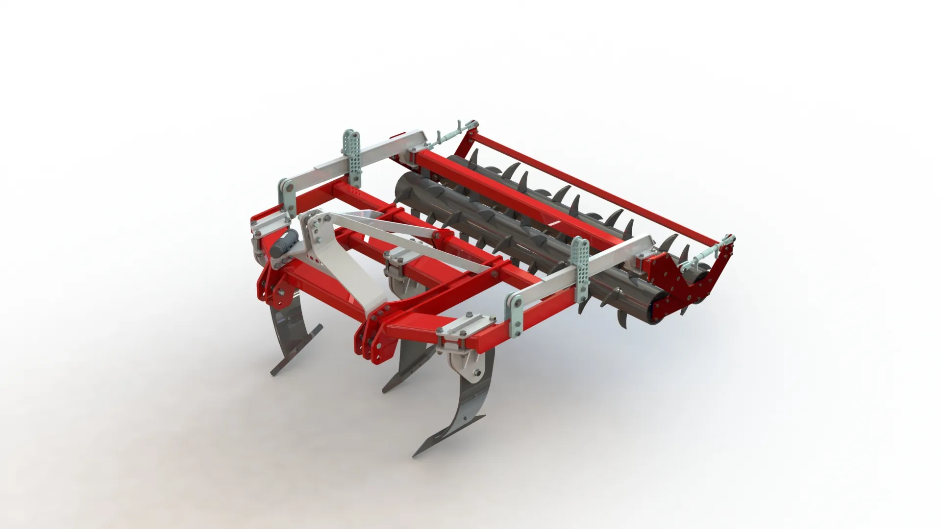 WG 0022-250 - Subsoiler 3D Model .c4d .max .obj .3ds .fbx .stl .blend 