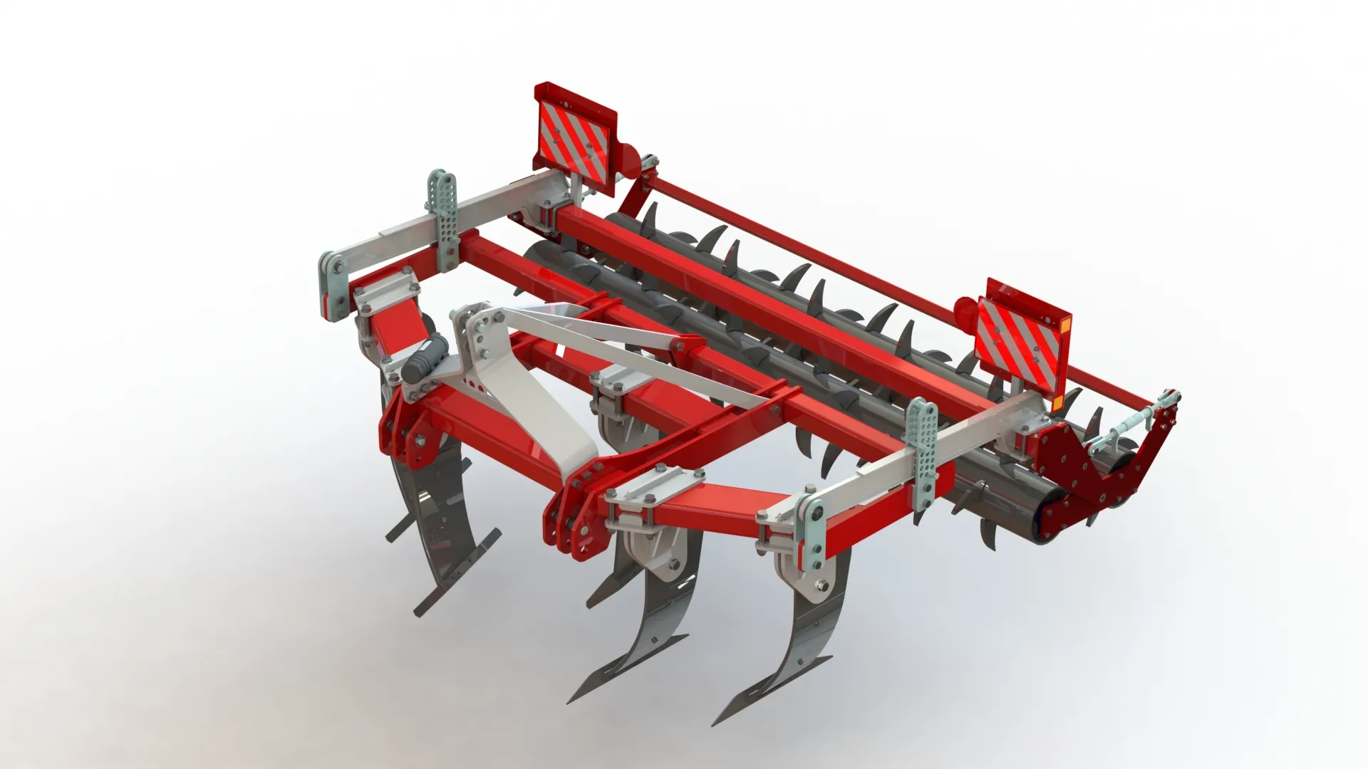 WG 0022-300 - Subsoiler 3D Model .c4d .max .obj .3ds .fbx .stl .blend 