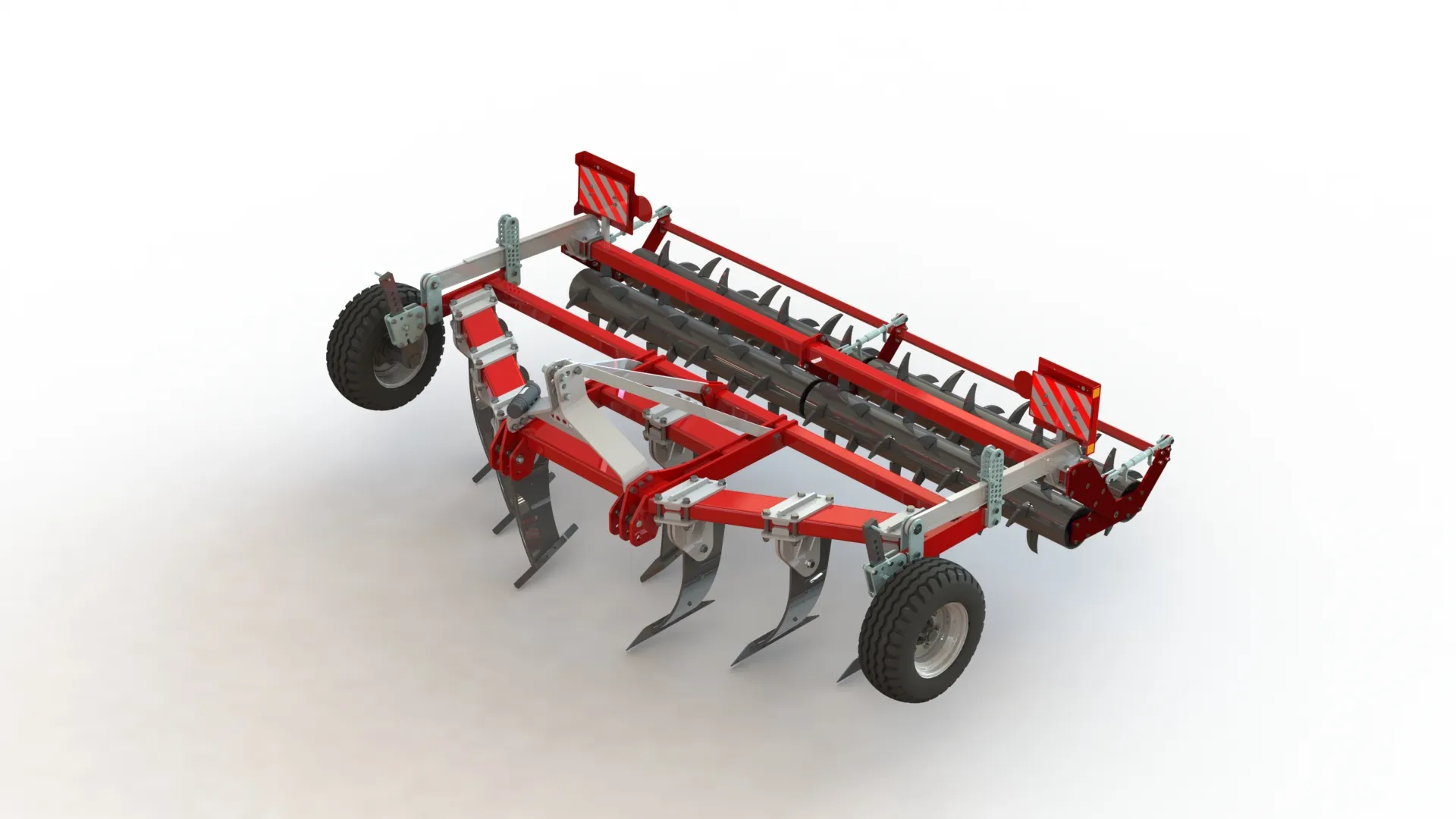 WG 0022-400 - Subsoiler 3D Model .c4d .max .obj .3ds .fbx .stl .blend 