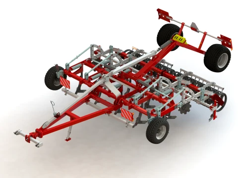WG 0045-400SMH - Two-row chisel cultivator 3D Model