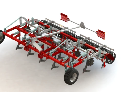 WG 0045-500MH - Two-row chisel cultivator 3Dモデル