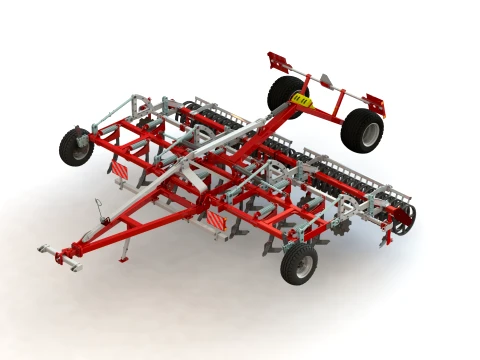 WG 0045-600SMH - Two-row chisel cultivator 3D Model