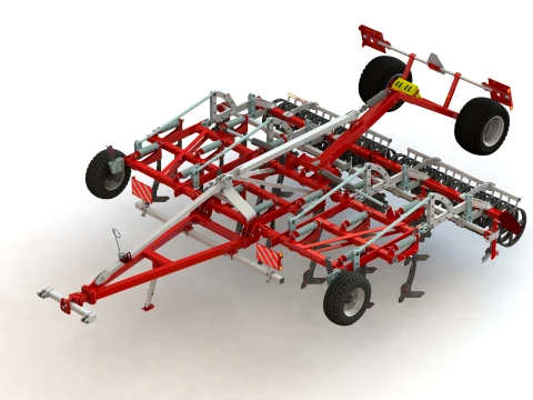 WG 0046-500SMH - Three-row chisel cultivator Modelo 3D