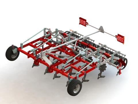 WG 0046-400MH - Three-row chisel cultivator Modelo 3D