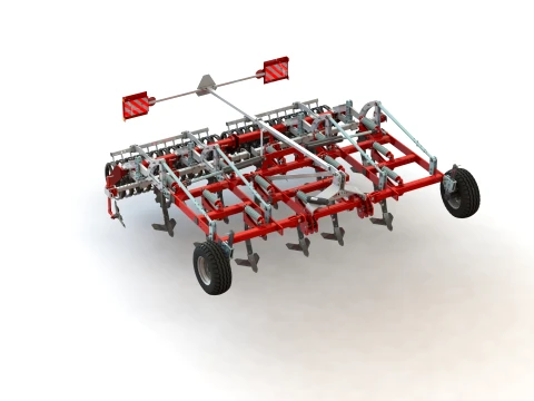 WG 0046-400MH - Three-row chisel cultivator 3D Model