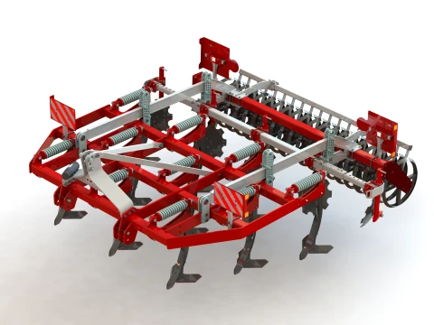 WG 0046-300MF - Three-row chisel cultivator Modelo 3D
