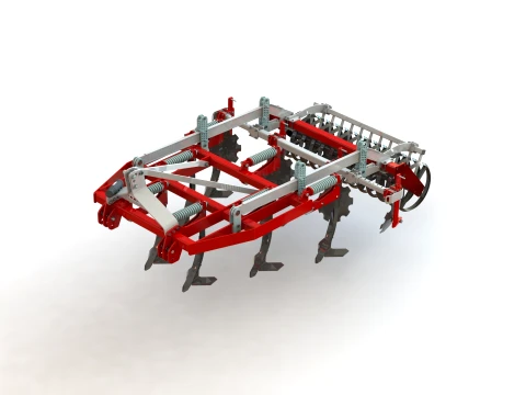 WG 0046-200MF - Three-row chisel cultivator Modelo 3D