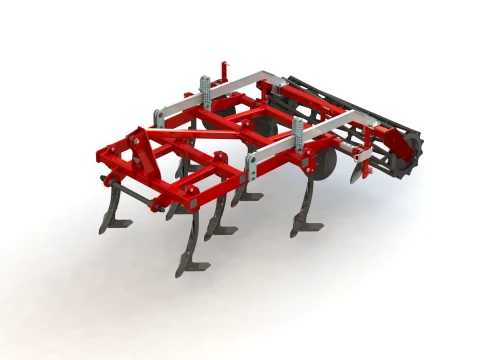 WG 0043-200 - 3-row mounted chisel cultivator Modèle 3D