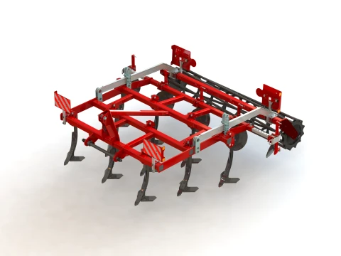 WG 0043-300 - 3-row mounted chisel cultivator 3D Model