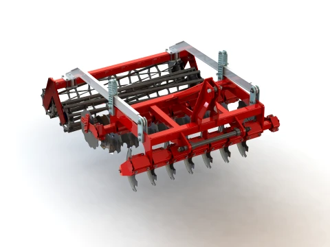 WG 0048 - Disc harrow 3D Model